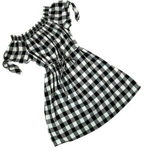 LOFT Buffalo Plaid Dress size Small